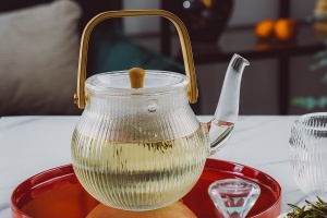 Silver Lining Glass Teapot 600ml